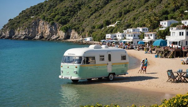 Les meilleures destinations pour un séjour en caravane en bord de mer